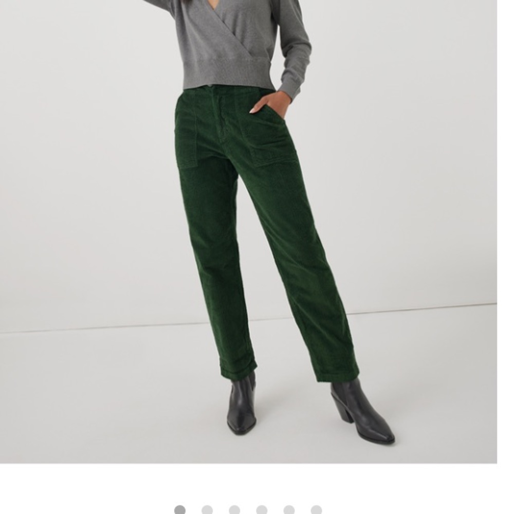 Corduroy peg pant